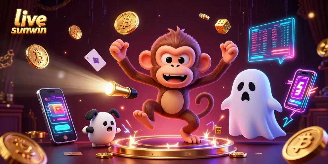 Engage with live sunwin gambling dynamics in a vibrant haunted casino scene.
