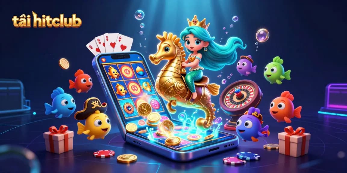 Experience fun and excitement with tải hitclub featuring vibrant casino-themed characters and dynamic game elements.