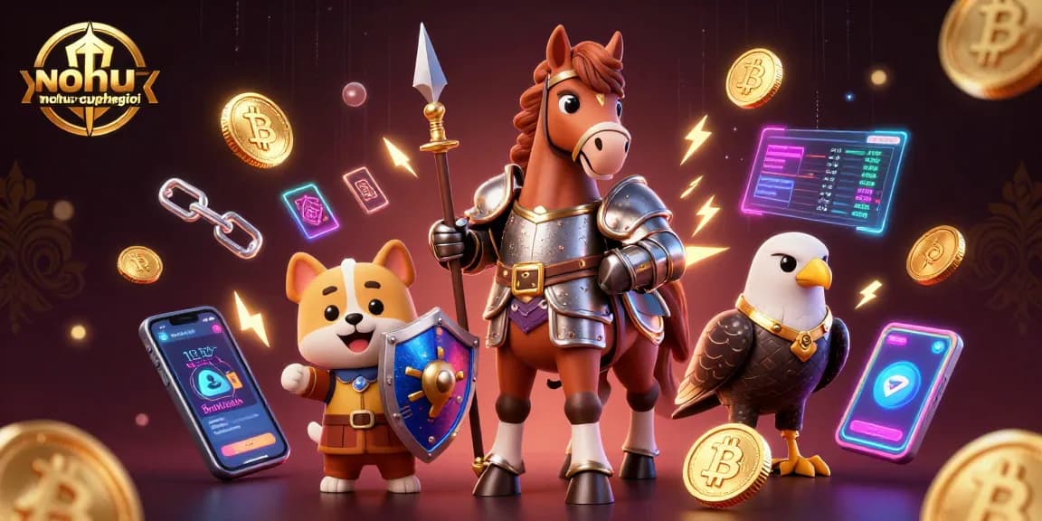 Experience thrilling gaming with nohu-cupthegioi featuring knights, crypto coins, and dynamic casino elements.