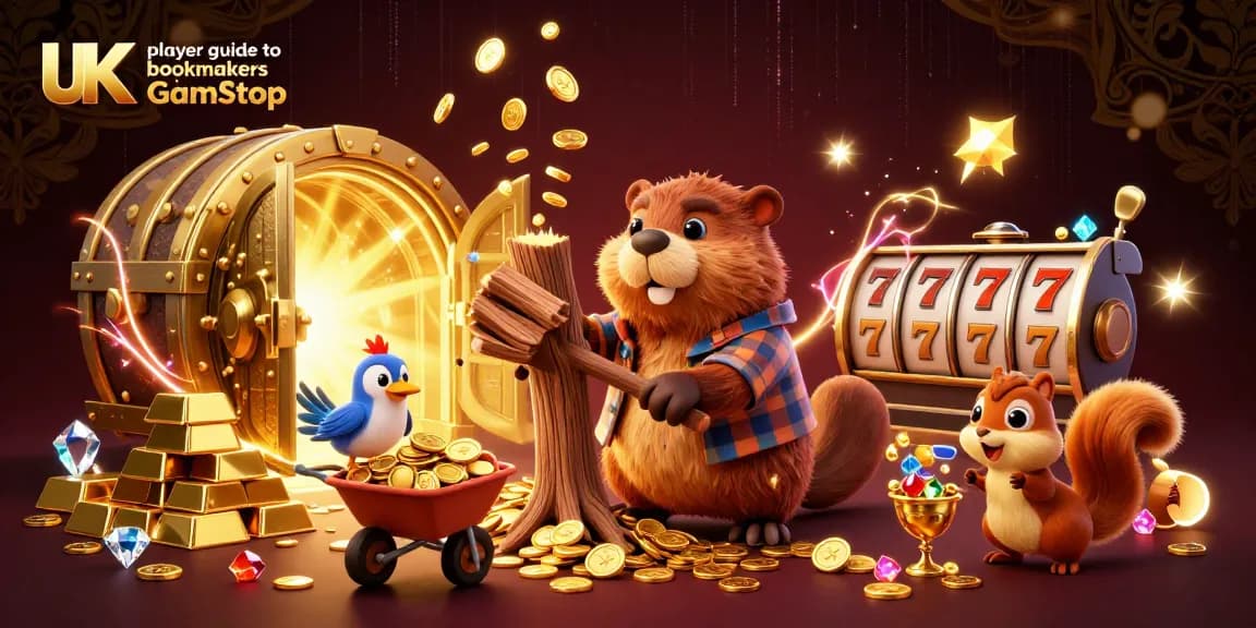 Spin, win, and delve into the UK player guide to bookmakers outside GamStop with gold coins raining down.