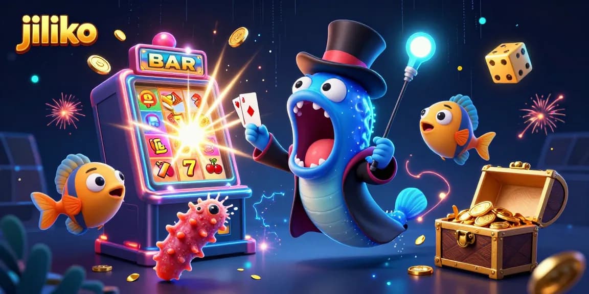 Experience exhilarating gaming action on the jiliko platform with vibrant casino elements and engaging characters.
