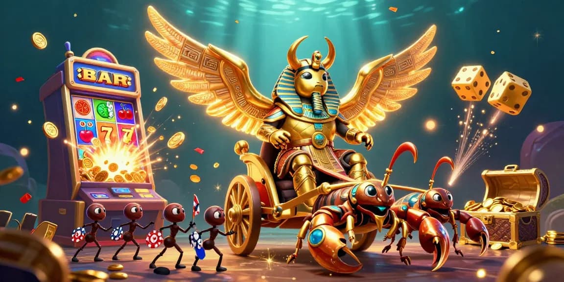 Engage with the captivating world of taisunwin, showcasing a vibrant casino game atmosphere with classic elements.