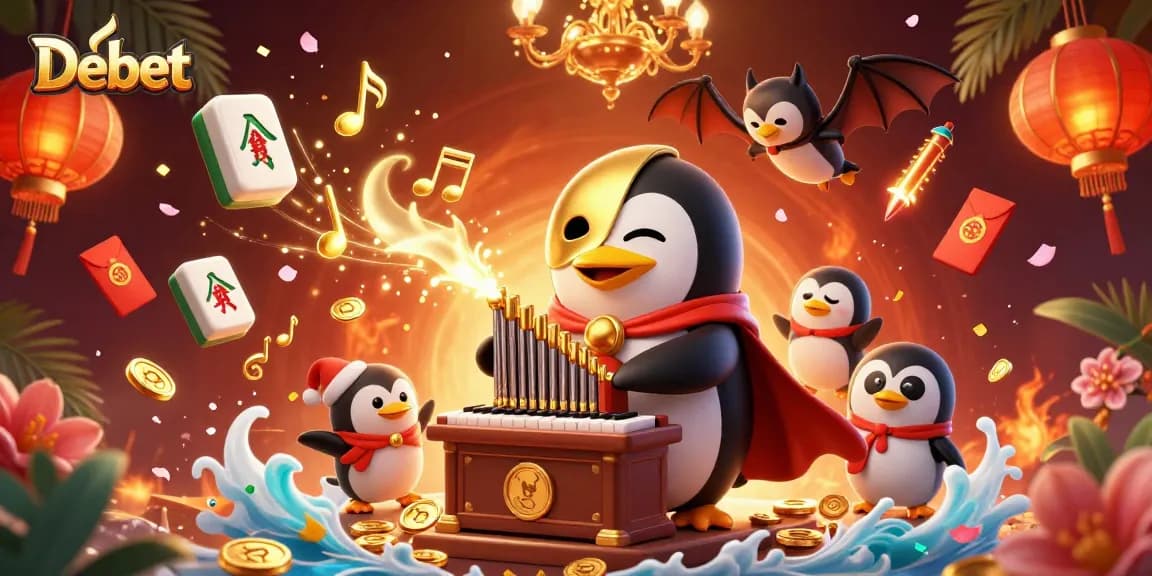 Engage with the Debet casino as a phantom opera penguin plays and golden coins overflow.
