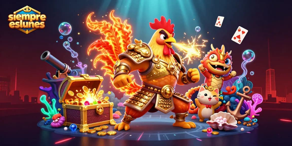 Experience the thrill of siempreeslunes with fighting characters, dynamic gameplay, and vibrant casino elements.