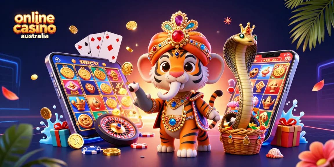 Experience the excitement of online casino australia with vibrant slot games and rich 3D casino elements.