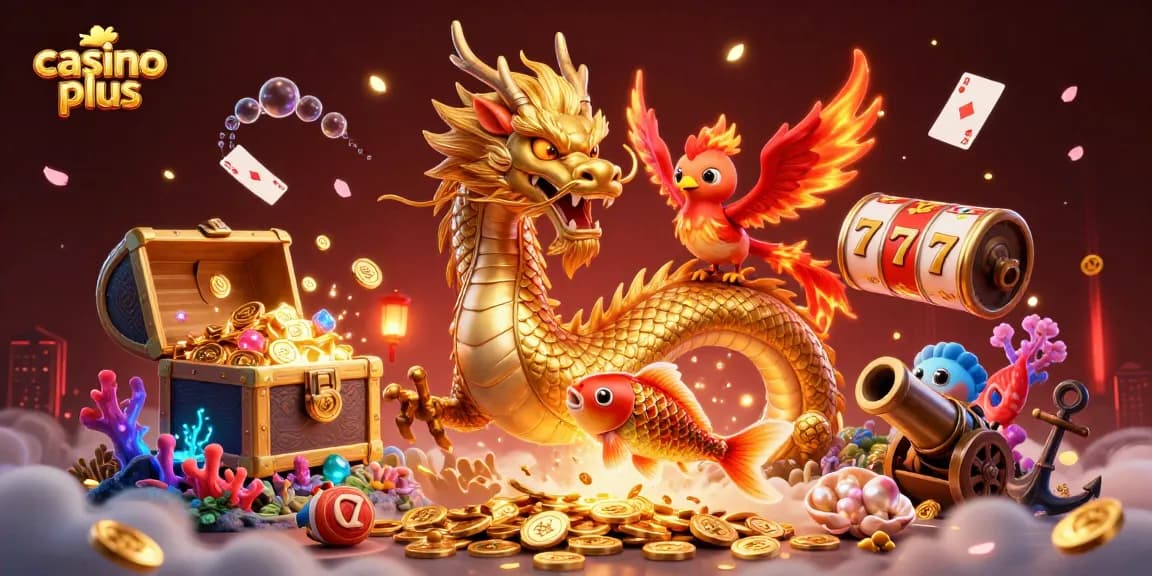 Engage in thrilling betting experiences at casino plus with a vibrant scene featuring iconic gambling symbols.