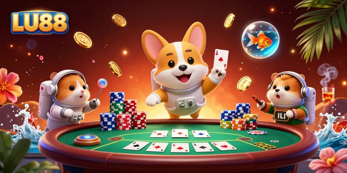 LU88 brings excitement to space gambling with unique characters and vibrant casino elements.