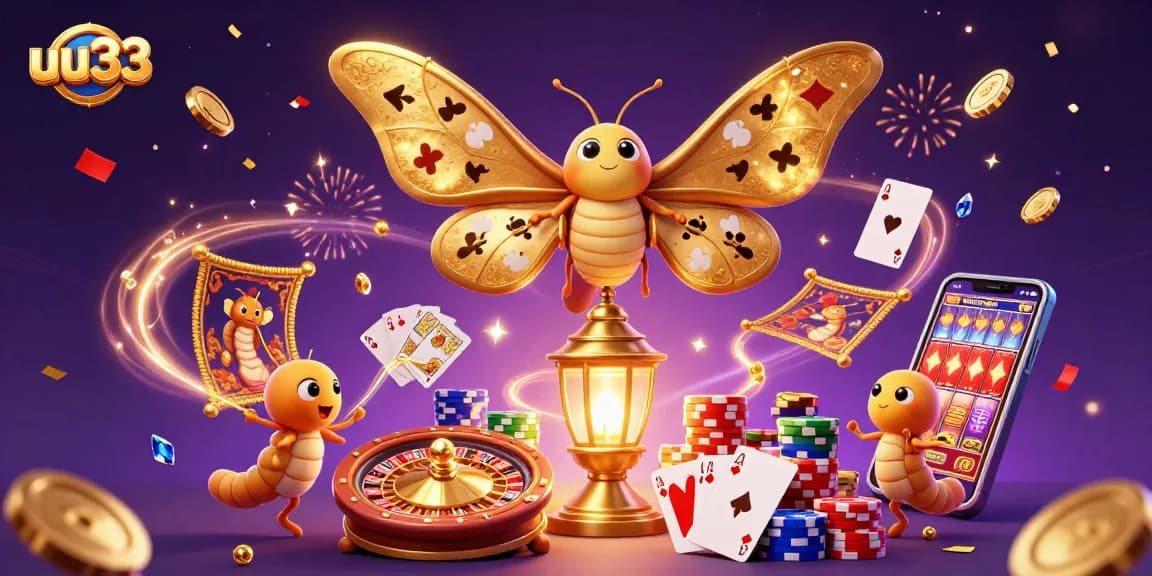 Engage with exciting gaming moments at uu33 with a vibrant 3D casino scene full of action.