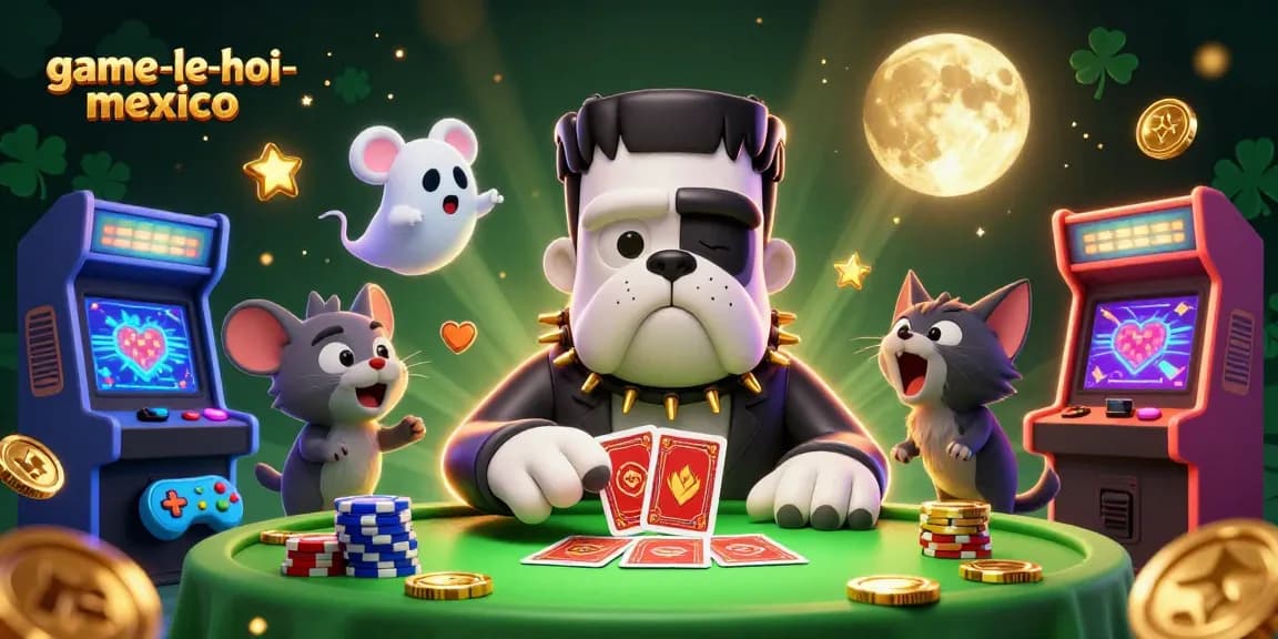 Spin to win big with game-le-hoi-mexico, featuring unique characters and vibrant casino elements.