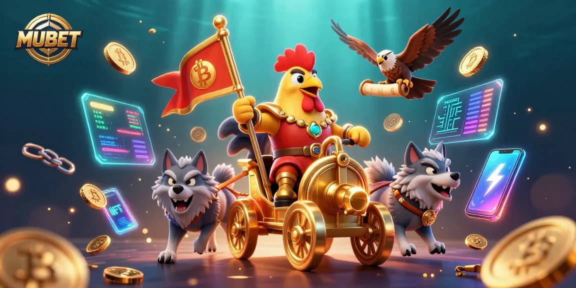 MUBET energizes players with vibrant 3D scenes showcasing thrilling casino elements.
