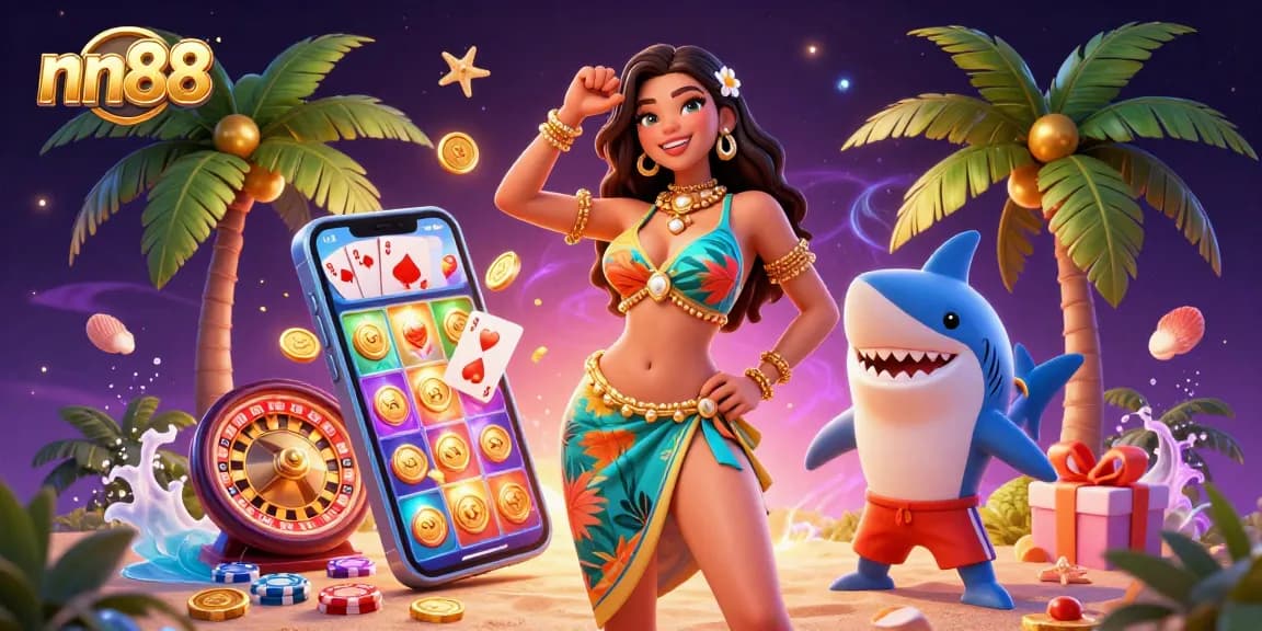 Experience the vibrant world of nn88 with captivating gaming action and dynamic casino elements.