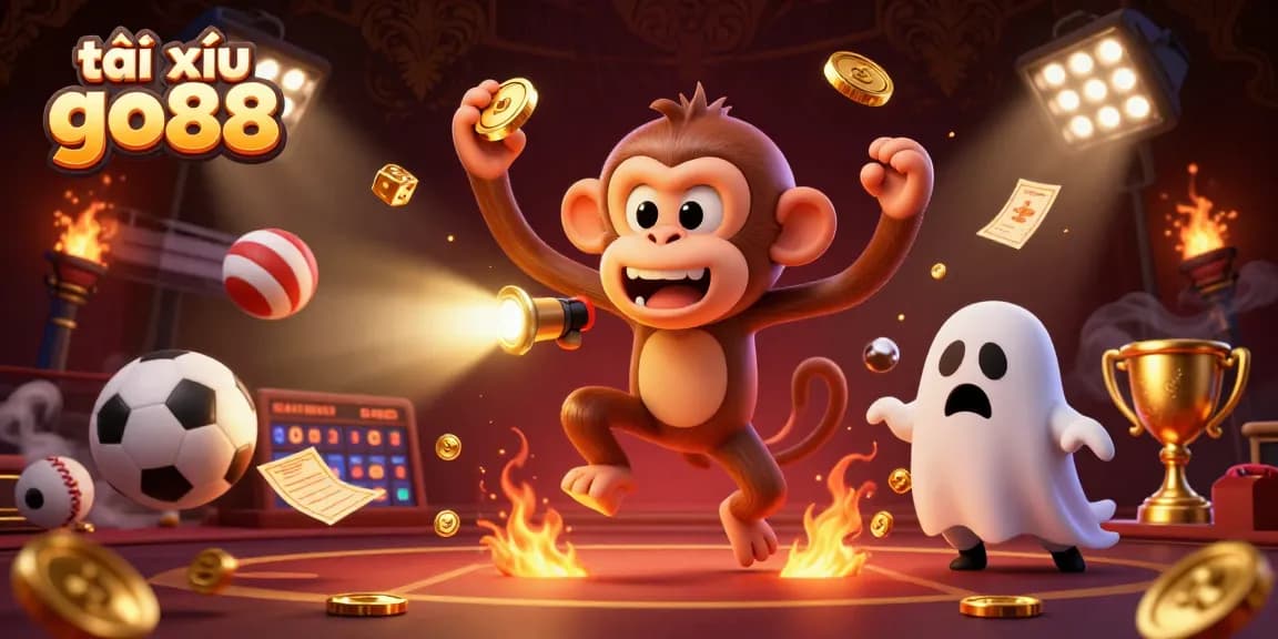 Engage in thrilling tài xỉu go88 gameplay with the energetic ghost-hunter puppy and mischievous monkey.