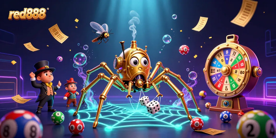 Experience thrilling gameplay at red888 with dynamic lottery balls and immersive casino elements.