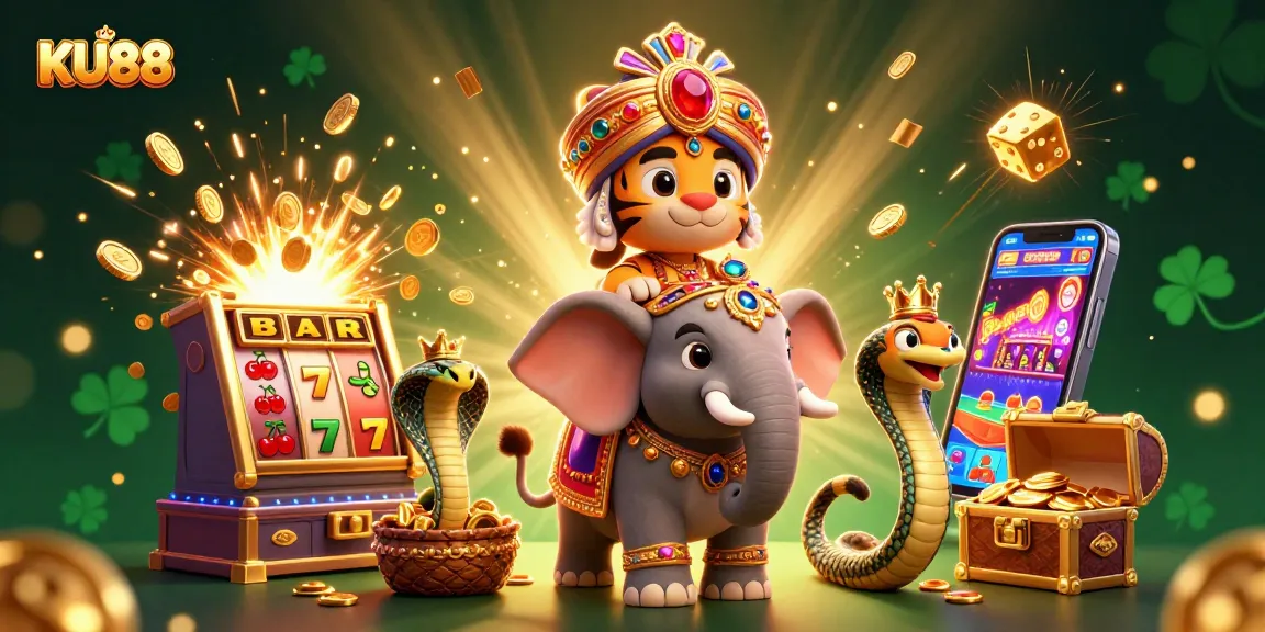 Experience thrilling gaming with KU88 in a vibrant casino atmosphere full of luck and excitement.