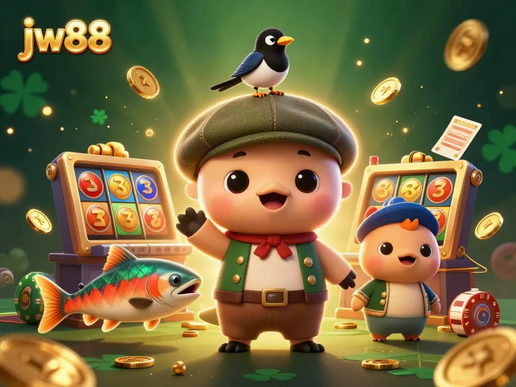 Engage with JW88's exciting gaming atmosphere filled with vibrant characters and immersive elements.