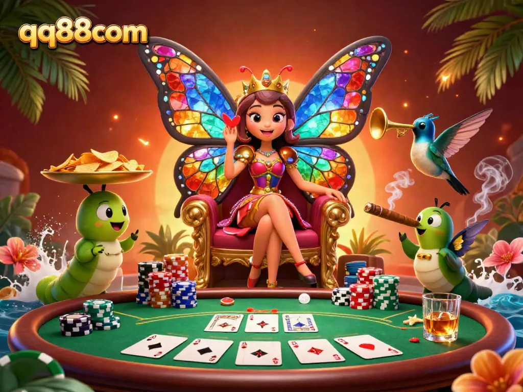 Experience the vibrant thrills of qq88com with a dynamic gaming scene full of poker excitement.