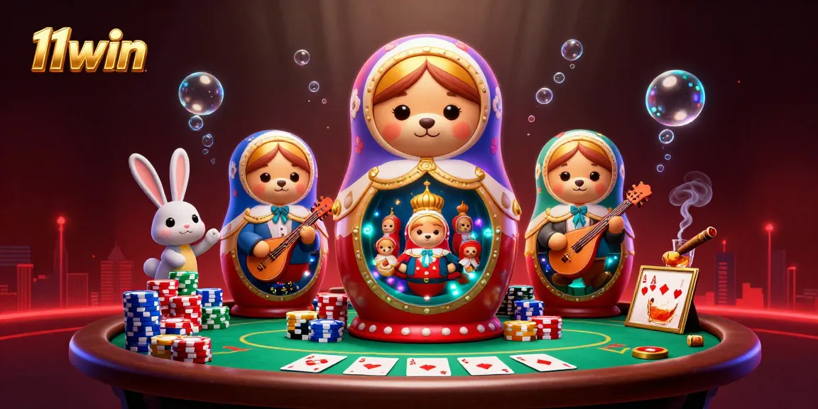 Experience thrilling gameplay at 11win with captivating casino scenes and vibrant characters.
