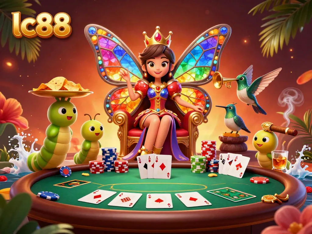 Enjoy thrilling gaming at lc88 with vibrant casino elements and colorful characters.