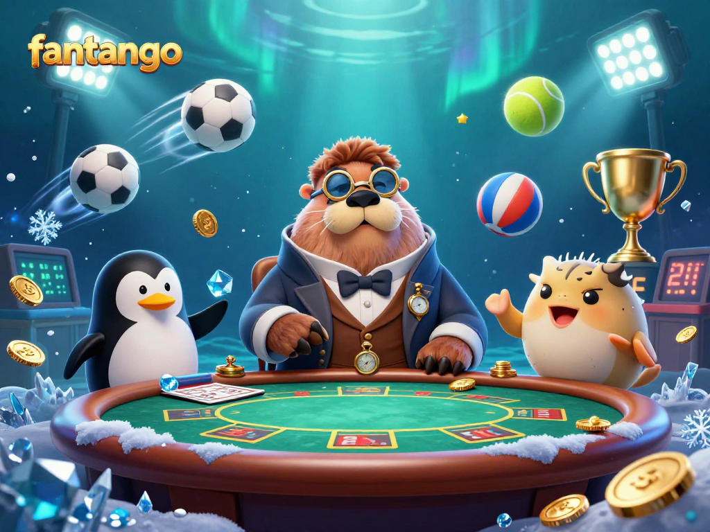 Play fantango at an underwater casino with a walrus, a penguin dealer, and a bluffing pufferfish.