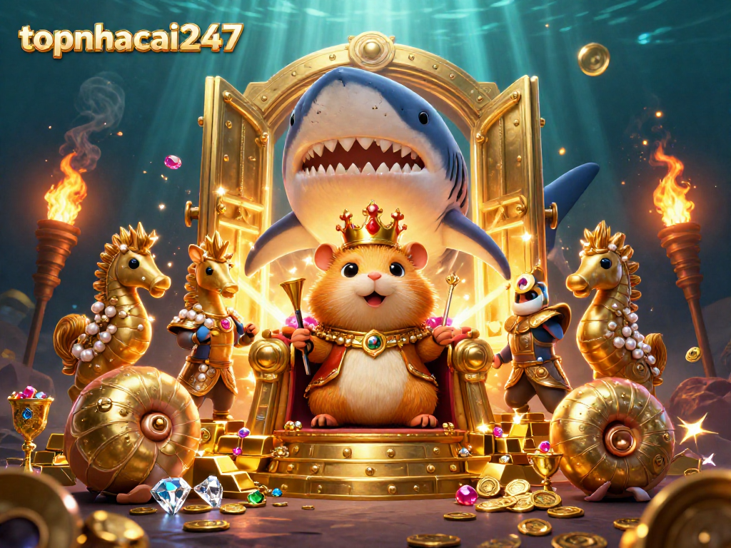 Experience the thrill of gaming with topnhacai247 in a colorful underwater casino adventure.