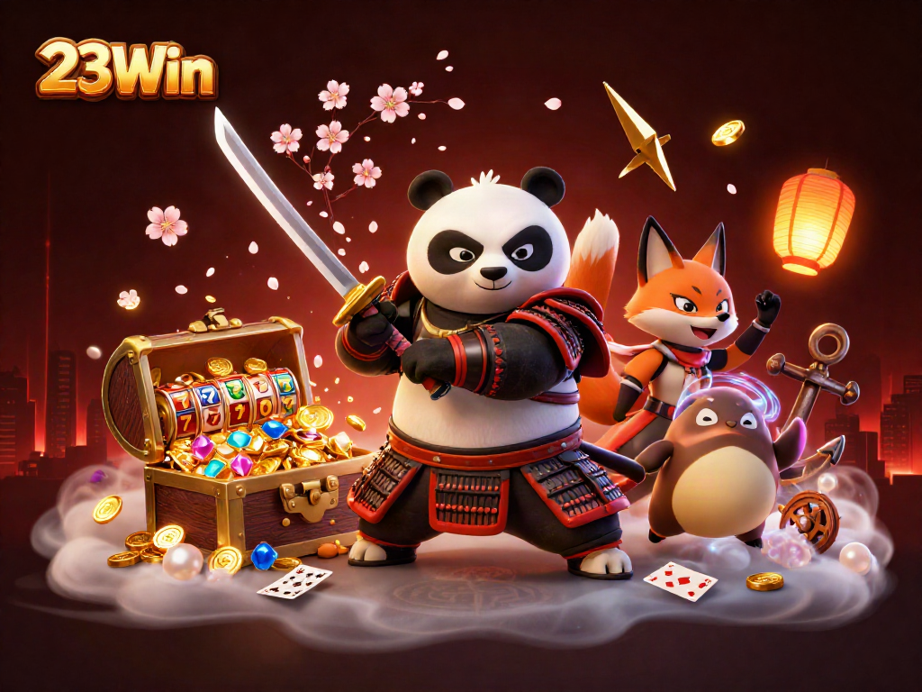 Experience thrilling adventures with 23Win as you spin the slot reels and collect treasures!