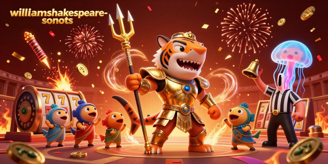 Spin and win with giant trident-wielding tiger shark in an immersive 3D casino experience at williamshakespeare-sonnets.