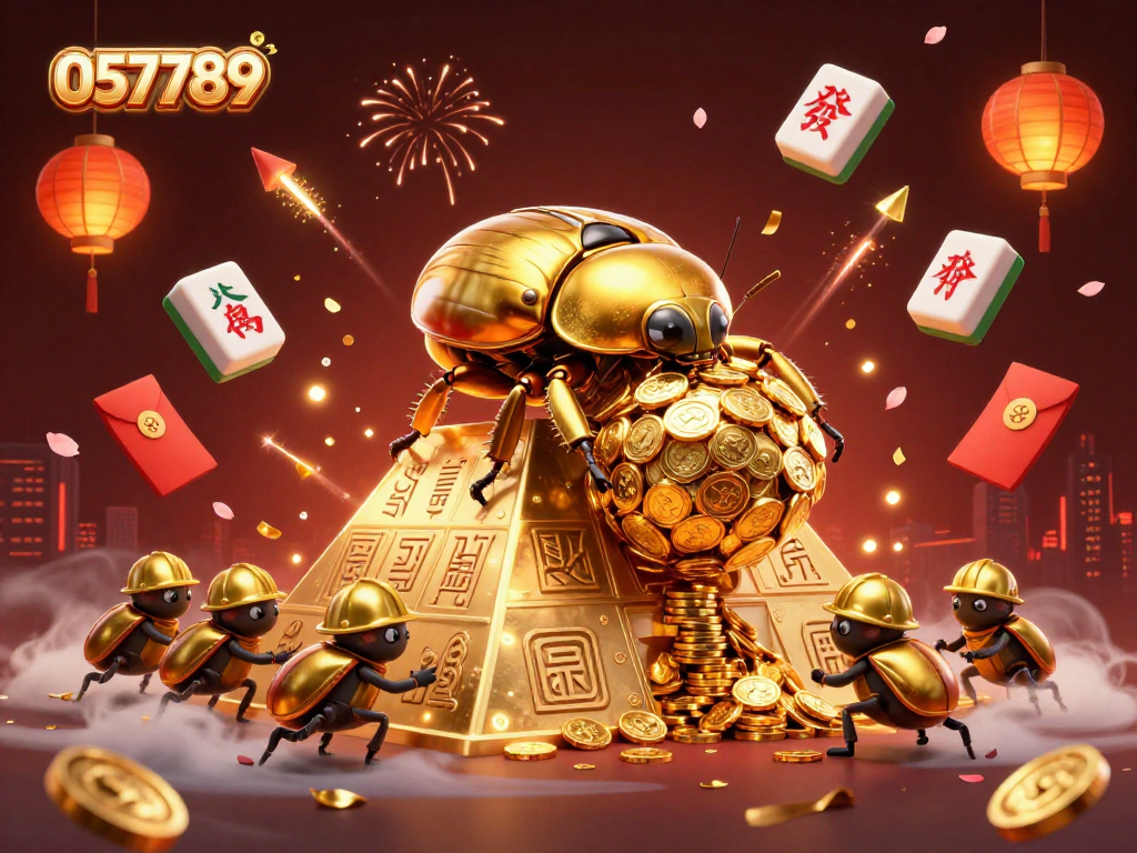 Experience the thrill with 057789's golden beetle rolling riches, enhancing your gaming adventure.
