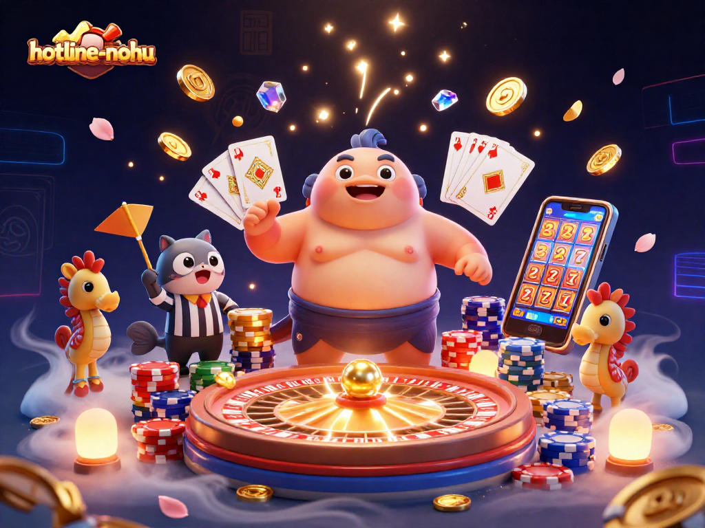Engage in thrilling action at hotline-nohu with captivating underwater scenes featuring a sumo fugu.
