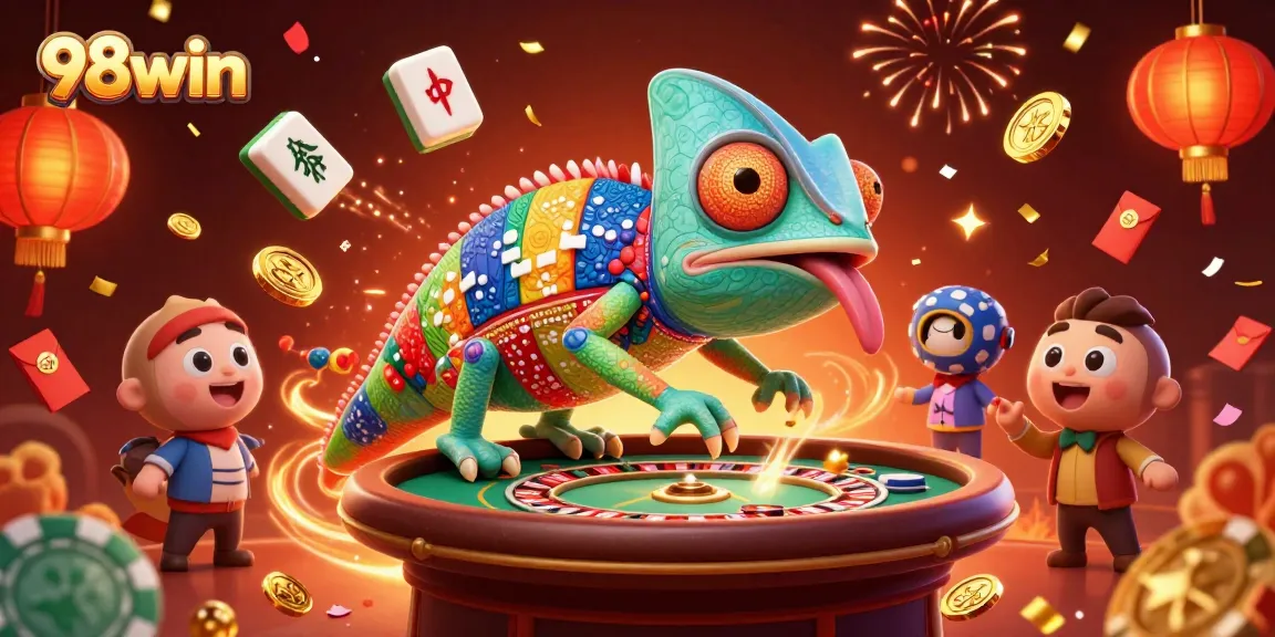 Engage in thrilling gameplay at 98win while winning golden coins in an exciting casino scene.