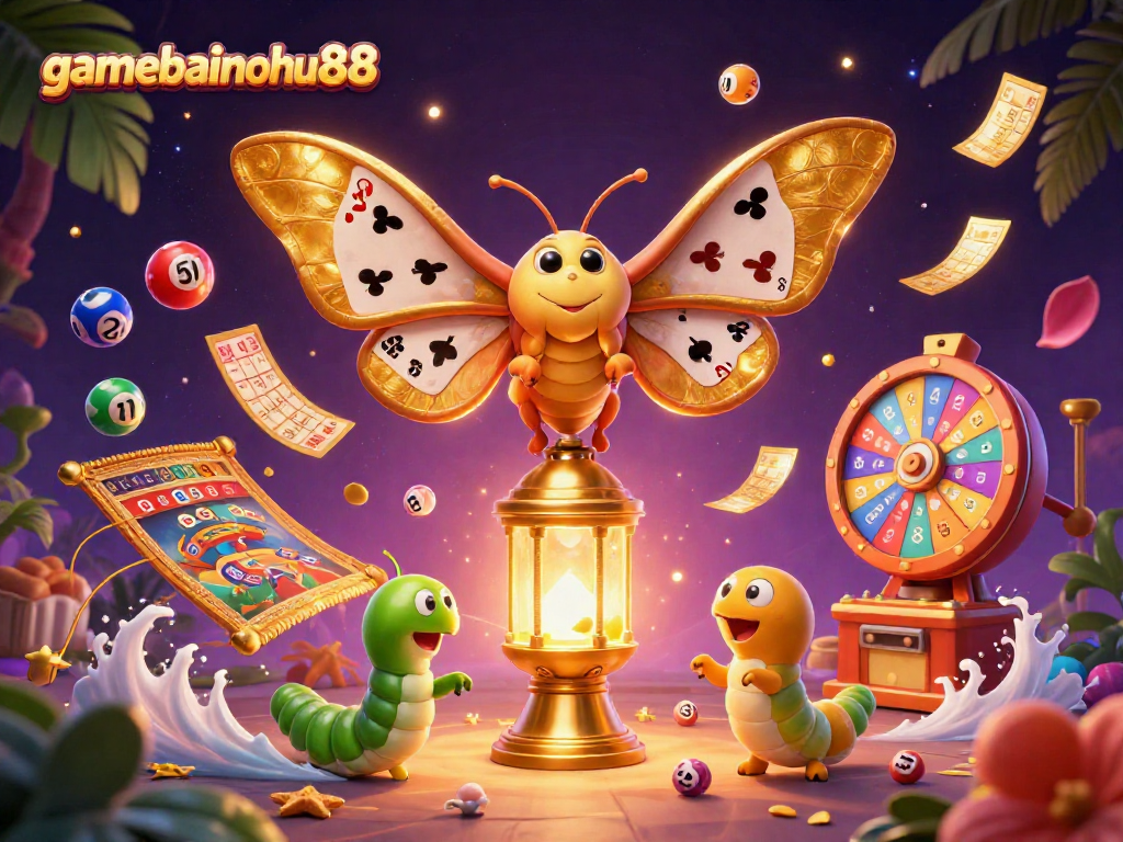 Experience gamebainohu88 with vibrant lottery scenes and dynamic characters in a rich 3D casino environment.