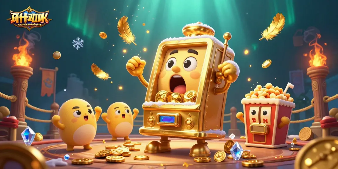 Spin to win with the shocking jackpot reveal in quyetchientienthuong, showcasing jubilant slot machines and golden coins.