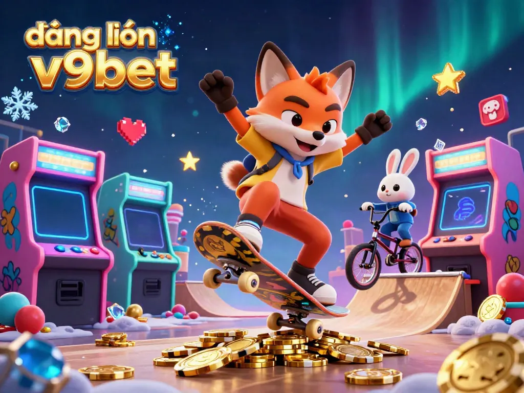Experience seamless đăng nhập v9bet with vibrant elements showcasing gaming thrills and casino excitement.