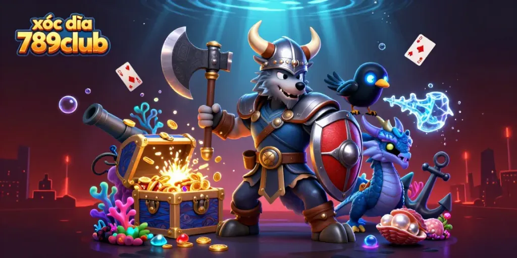 Experience the excitement of xóc đĩa 789club with thrilling action and vibrant characters.