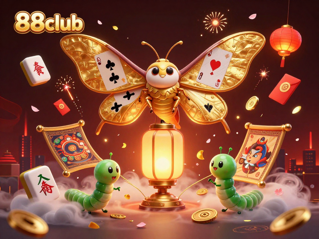 Experience thrilling moments at 88club with captivating golden casino scenes and dynamic game elements.