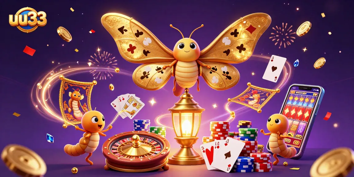 Engage with exciting gaming moments at uu33 with a vibrant 3D casino scene full of action.