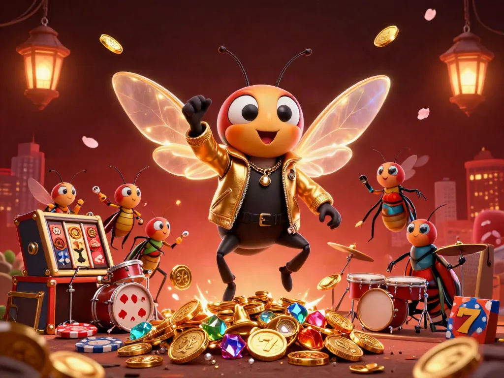 Experience the kqbd24h excitement with our rock star cicada and dynamic casino characters.
