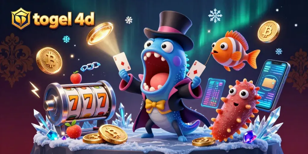 Engage with togel 4d in a vibrant underwater mini-casino featuring magical sea creatures and gaming elements.