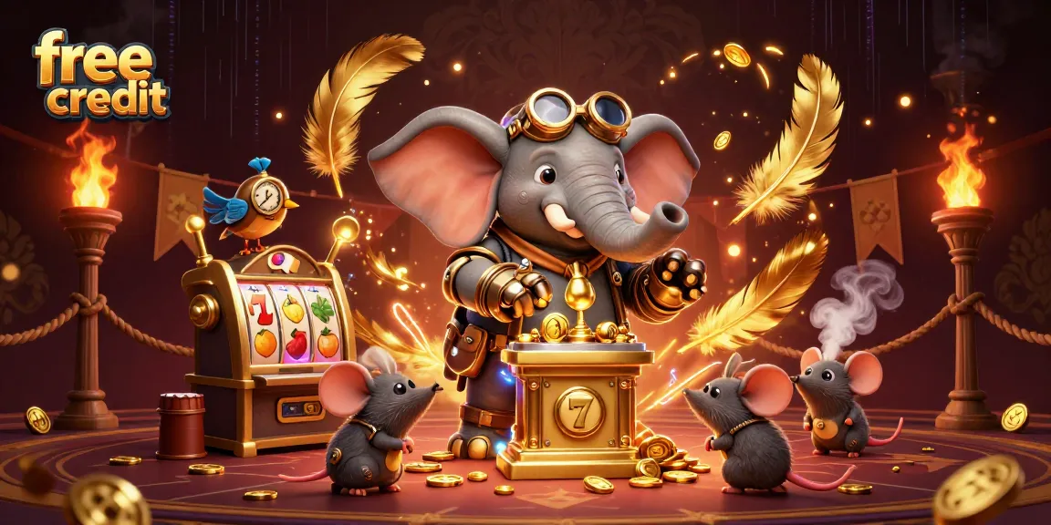 Spin to win with free credit bonuses at online casinos amidst vibrant gaming atmosphere.