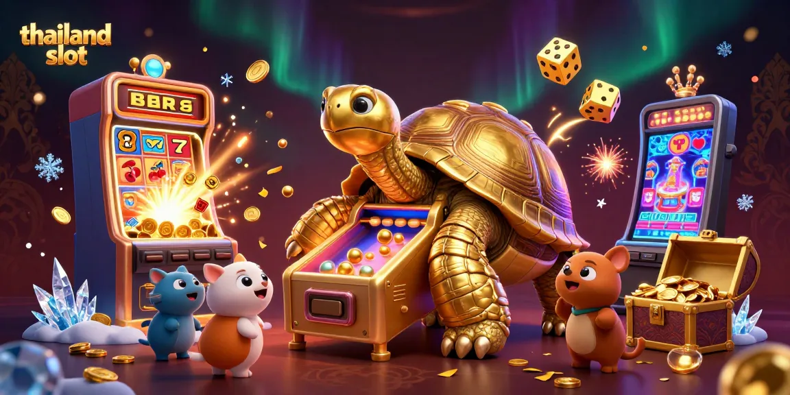 Experience excitement with an illustration of thailand slot gameplay, featuring vibrant characters and dynamic casino elements.